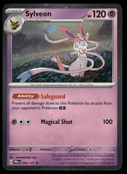 Sylveon - (Cosmos Holo) Rare Miscellaneous Cards & Products 040/131 NM - Image 1