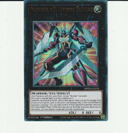 YUGIOH HOLO CARD NUMBER FO UTOPIC FUTURE MP25-EN270 1ST EDITION - Image 1