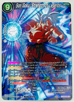 Son Goku, Strength of Legends | Player's Choice | Dragon Ball Super Card Game LP - Image 1