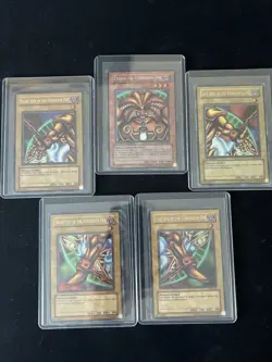 Exodia the Forbidden One 5 Card Mixed Set (LOB-120-123, MC1-EN001) Read Desc. - Image 1