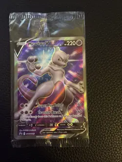Mewtwo V SWSH229 SWSH: Sword & Shield Holo Sealed Promo Pokemon Card Sealed NM - Image 3