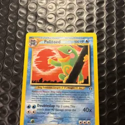 Politoed 27/75 Pokemon TCG Neo Discovery LP Vintage 2001 Card - Image 2