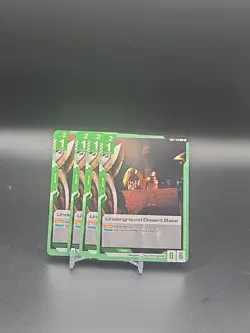 Gundam Card Game Underground Desert Base GD01-126 C Playset Of 4 Newtype Rising - Image 1