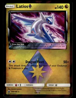 Latios Prism Star 108/168 Holo Rare Celestial Storm Pokemon Card - Image 1