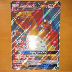 Pokemon Charizard GX Ultra Rare Full Art Holo SM60 Promo Card Oversized - Image 1