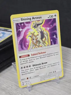 Pokemon Card TCG Shining Arceus 57/73 Shining Legends 2017 Holo Rare NM - Image 1