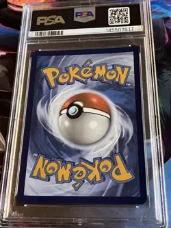 Pokemon TCG Team Rockets Meowth Card 203/182 Destined Rivals PSA 9 - Image 2