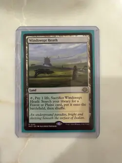 MTG Windswept Heath Land Modern Horizons 3 Regular Card 235 - Image 1