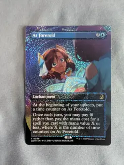 As Foretold (Anime Borderless) (Confetti Foil) Wilds of Eldraine NM - Image 1