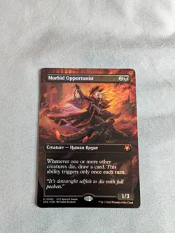 Morbid Opportunist (Borderless) Special Guests Foil mtg Near Mint - Image 1