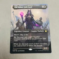 Zul Ashur, Lich Lord (Borderless) #326 (NM) Foundations FDN Magic MTG - Image 1