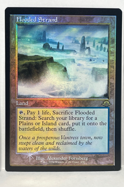 MTG Flooded Strand Retro Foil MH3 #436 - LP - Image 3