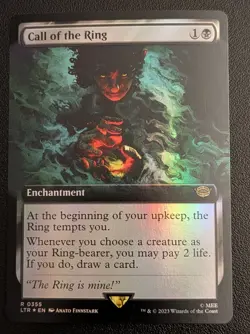 Call of the Ring - * FOIL * Extended Art - MTG Universes Beyond: LOTR - Image 1