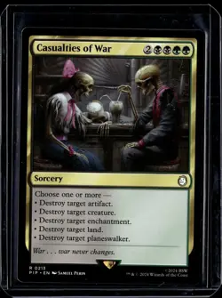Casualties of War - 0213 - PIP - NM - MTG Magic the Gathering - Image 1