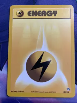 Pokemon TCG Neo Genesis LP Lightning Type Energy 109/111 - Image 1