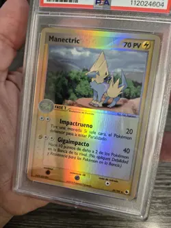 Pokemon Manectric EX Spanish Ruby & Sapphire Reverse Holo #39 PSA 10 Pop 1 - Image 3