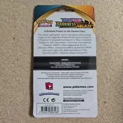Pokemon TCG Darkness Ablaze Hatenna Promo SWSH040 BLISTER BOOSTER PACK 2020 - Image 2
