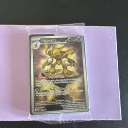 Pokemon MEP 009 - Black Star Promo Alakazam Full Art - Sealed - Image 1