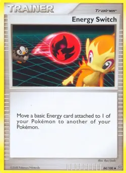 Energy Switch 84/100 Stormfront Uncommon Played Pokemon DNA GAMES - Image 1