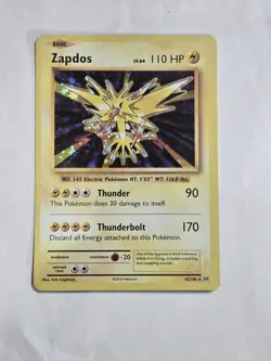 Zapdos 42/108 Pokemon XY Evolutions Holo - Image 1