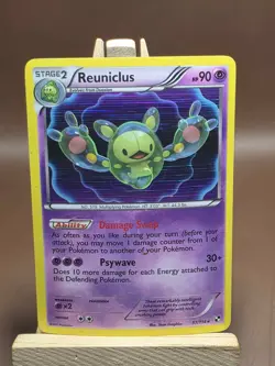 HP Pokemon Reuniclus 57/114 - Black & White Base Holo Rare - Image 1