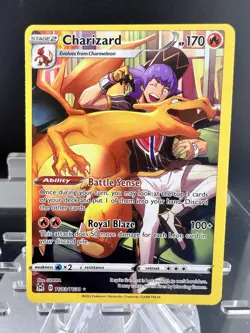Pokemon TCG Charizard TG03/TG30 2022 Sword and Shield Lost Origin NM - Image 1