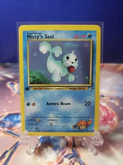 Misty's Seel 88/132 1st Edition Gym Heroes Pokemon TCG NM-LP - Image 1