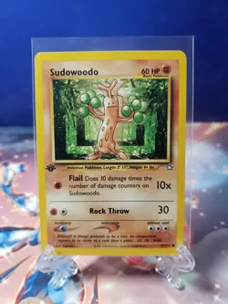 Sudowoodo - Neo Genesis 77/111 1st Edition Pokemon TCG Common LP - Image 1