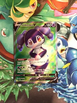 Indeedee V (Full Art) 192/202 Sword & Shield Base Holo - Pokemon Near Mint - Image 1
