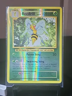 Pokemon Beedrill 7/108 Reverse Holo Rare 2016 XY Evolutions - Image 1