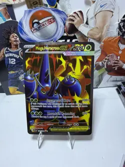 Pokemon Mega Heracross Phantasmal Flames 108 Illustration Rare Full Art Holo Ir - Image 1