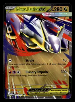 Mega Latias ex 100/132 Double Rare Mega Evolution Pokemon NM - Image 1