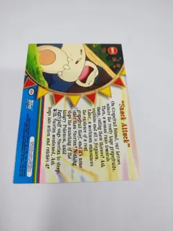 MINT 2000 Topps Pokemon Series 3 Snack Attack Snorlax #OR11 (Blue Logo) - Image 3