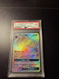 PSA 9 Zoroark GX 77/73 Pokemon Sun & Moon Shining Legends Holo - Image 1