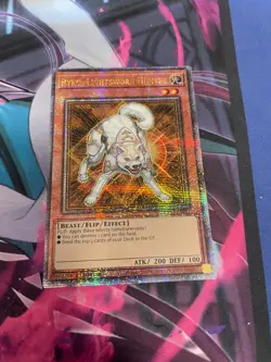 YUGIOH - RYKO LIGHTSWORN HUNTER - QUARTER CENTURY SECRET RARE - 1ST ED - RA02 NM - Image 1