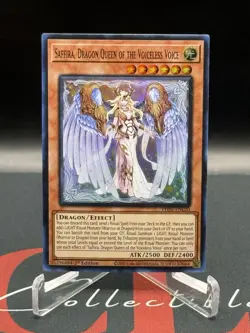 Yugioh Saffira Dragon Queen of the Voiceless Voice PHNI-EN020 Ultra Rare 1st Edt - Image 2
