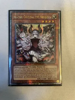 Yu-Gi-Oh Blazing Cartesia, the Virtuous Alt Art Quarter Century RA04-EN041 NM - Image 1