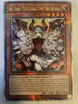 Yu-Gi-Oh Blazing Cartesia, the Virtuous Alt Art Quarter Century RA04-EN041 NM - Image 2