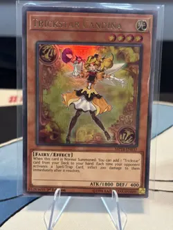 Yugioh Card Trickstar Candina MP18-EN037 ULTRA RARE 1st Ed. - NM - Image 1