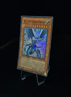 Yugioh Blue-Eyes Shining Dragon MOV-EN001 Super Rare Limited Edition LP - Image 3