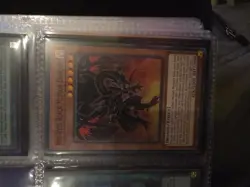 YUGIOH RED-EYES BLACK METEOR DRAGON DUNE-EN095 SUPER 1ST ED NM - Image 1