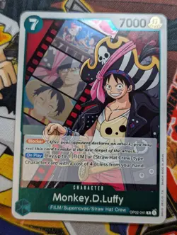 Monkey.D.Luffy OP02-041 R - One Piece Card Game - Paramount War - Image 1
