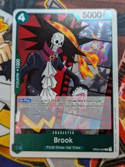 Brook OP02-040 R - One Piece Card Game - Paramount War - Image 1