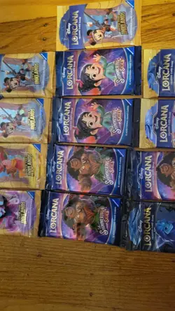 Disney Lorcana Shimmering Skies/Inklands Booster Packs Lot Of 13 PACKS*** - Image 4