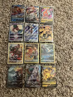 ⭐Pokemon Card Lot of 12 Full Art⭐ Mint NM V Vstar Ex Pikachu - Image 1