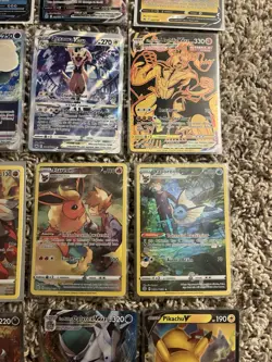 ⭐Pokemon Card Lot of 12 Full Art⭐ Mint NM V Vstar Ex Pikachu - Image 4