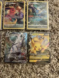 ⭐Pokemon Card Lot of 12 Full Art⭐ Mint NM V Vstar Ex Pikachu - Image 5