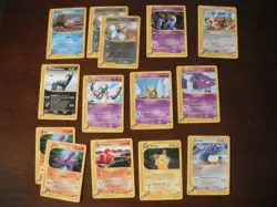 Pokemon Skyridge Common Lot - 14 Cards Lightly Played - Image 1