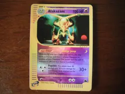Pokemon Card Skyridge Series Alakazam Reverse Holo 2/144 - Lightly Played - Image 1