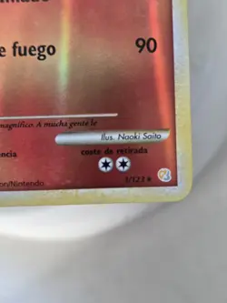 Arcanine 1/123 Reverse Holo SPANISH - HeartGold SoulSilver Pokemon Tcg Card - Image 3